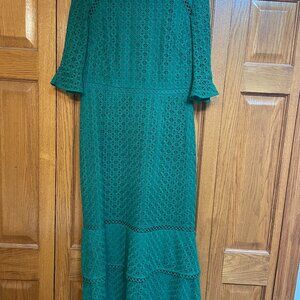 Boden Green Midi Dress